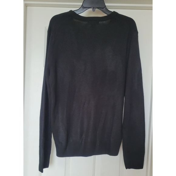 Spring + Mercer Style 67101V Black Lightweight Sweater - Picture 3 of 7